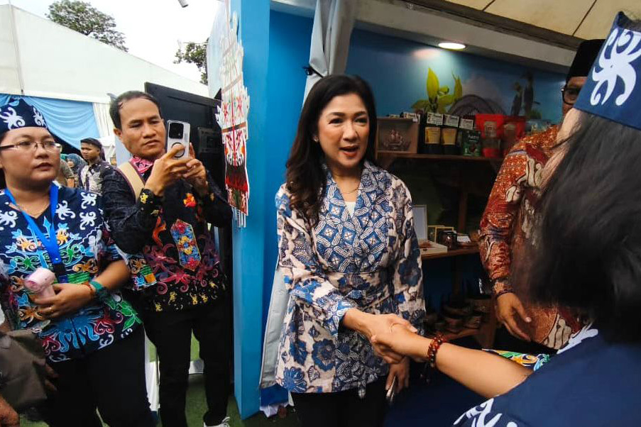 Diskominfosantik Kalteng Bersama KIM Bintang Jaya Itah Ikuti Pembukaan KIMFest 2025