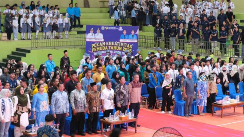 Bupati Heriyus Hadiri Malam Anugerah Pemuda Berprestasi dan Penutupan Pekan Kreativitas Pemuda