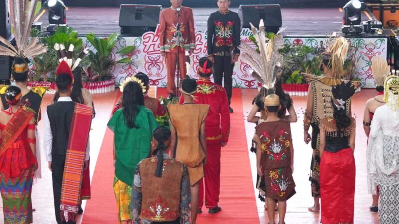 Heriyus Pimpin Upacara Peringatan Hari Sumpah Pemuda Ke-97 Tingkat Kabupaten Mura