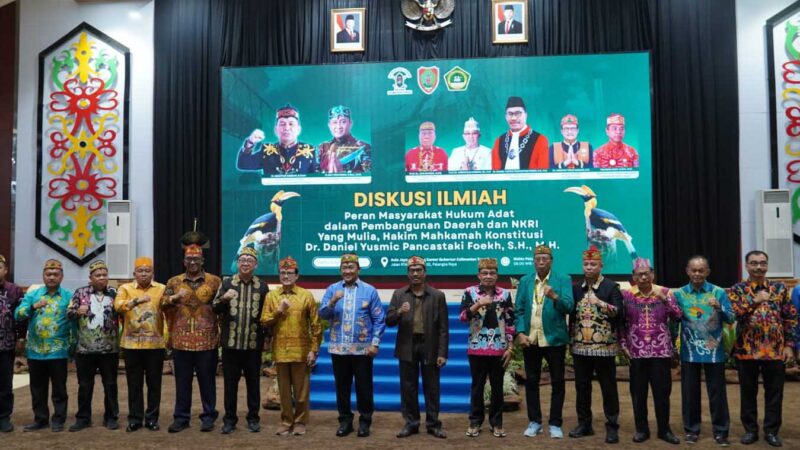 Wagub Kalteng Buka Diskusi Peran Masyarakat Hukum Adat dalam Pembangunan Daerah dan NKRI