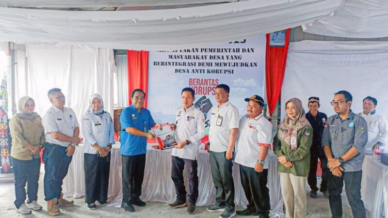 Plt Sekda Kalteng Apresiasi Desa Bukit Sawit Berjuang Penuhi Berbagai Komponen dan Indikator Desa Anti Korupsi