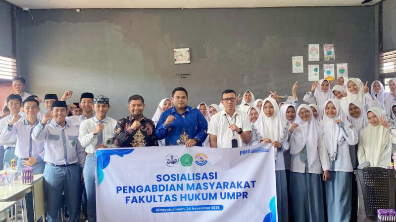 PKM FH UMPR Tingkatkan Literasi Pengelolaan Asset Keluarga di Pondok Pesantren