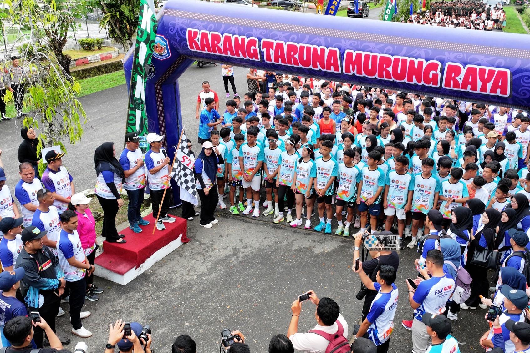 Bupati dan Wakil Bupati Lepas Peserta Fun Run Murung Raya Hebat Season 1 Tahun 2025