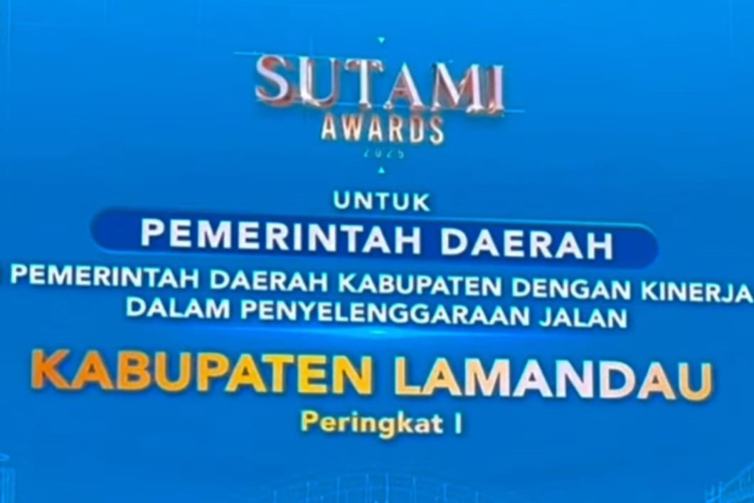 Lamandau Menempati Peringkat Pertama Sutami Award 2025