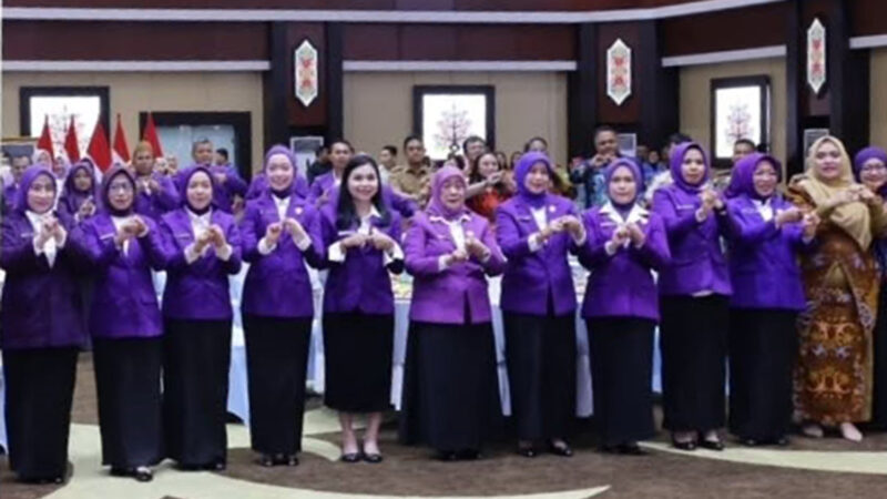 Ketua TP Posyandu Barito Utara Hadiri Rakorda TP Posyandu se-Kalteng