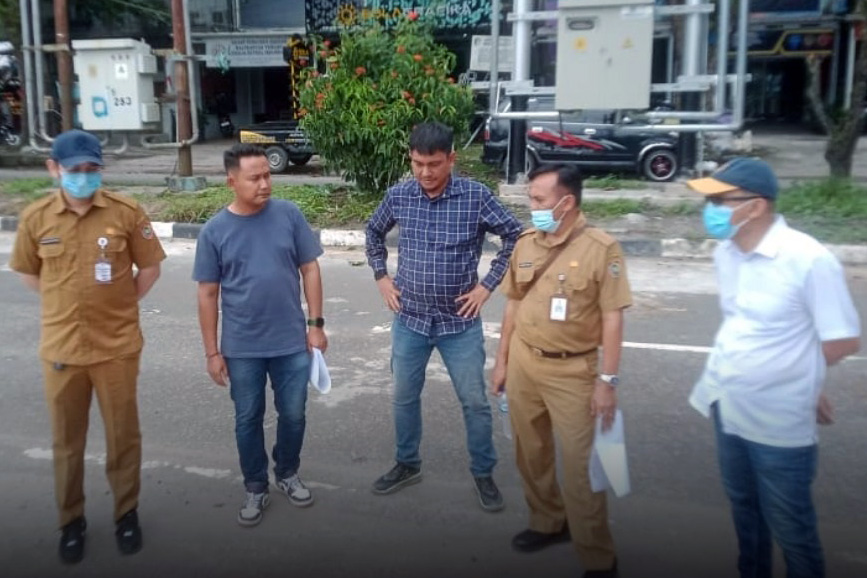 Dishub Kalteng Simulasi Pengaturan Parkir di Area Basement RTH Bundaran Besar