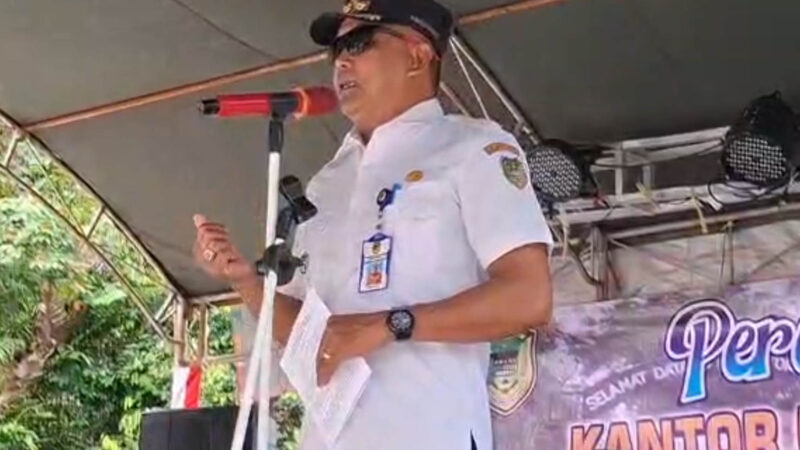 Camat Montalat Resmikan Kantor Desa Rubei