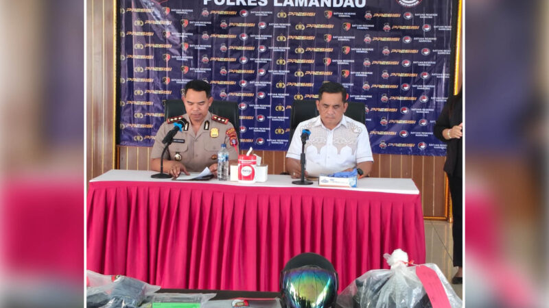 Polres Lamandau Amankan Pelaku Pembunuh Janda Muda di Nanga Bulik