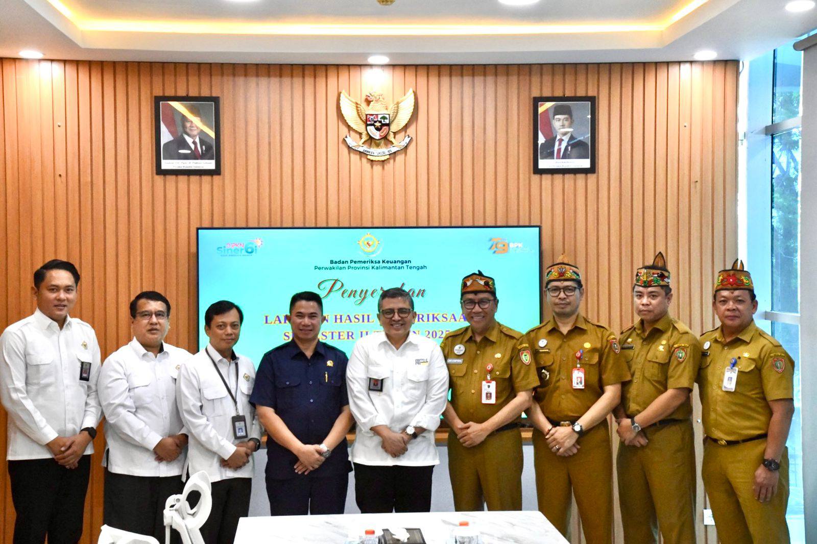 Pemprov dan DPRD Kalteng Terima LHP Semester II Tahun 2025 dari BPK