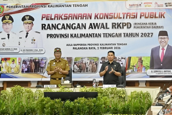 Pemprov Kalteng Gelar Konsultasi Publik Untuk Rancangan Awal RKPD Tahun 2027