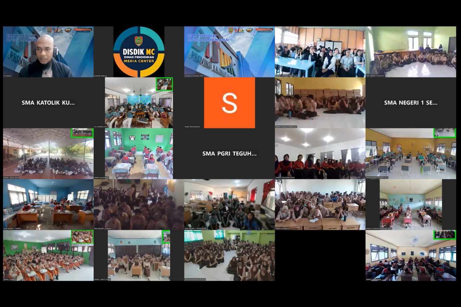 Plt. Kadisdik Ajak Siswa Fokus Belajar dan Kejar Cita-Cita pada Webinar Persiapan UTBK 2026