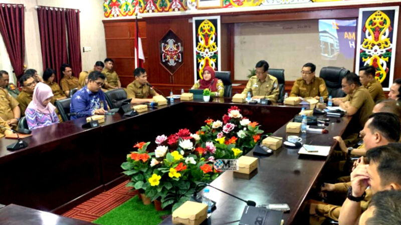 Rapat Bersama BPK RI Perwakilan Kalteng, Pemkab Mura Dorong Percepatan Penyerapan Anggaran