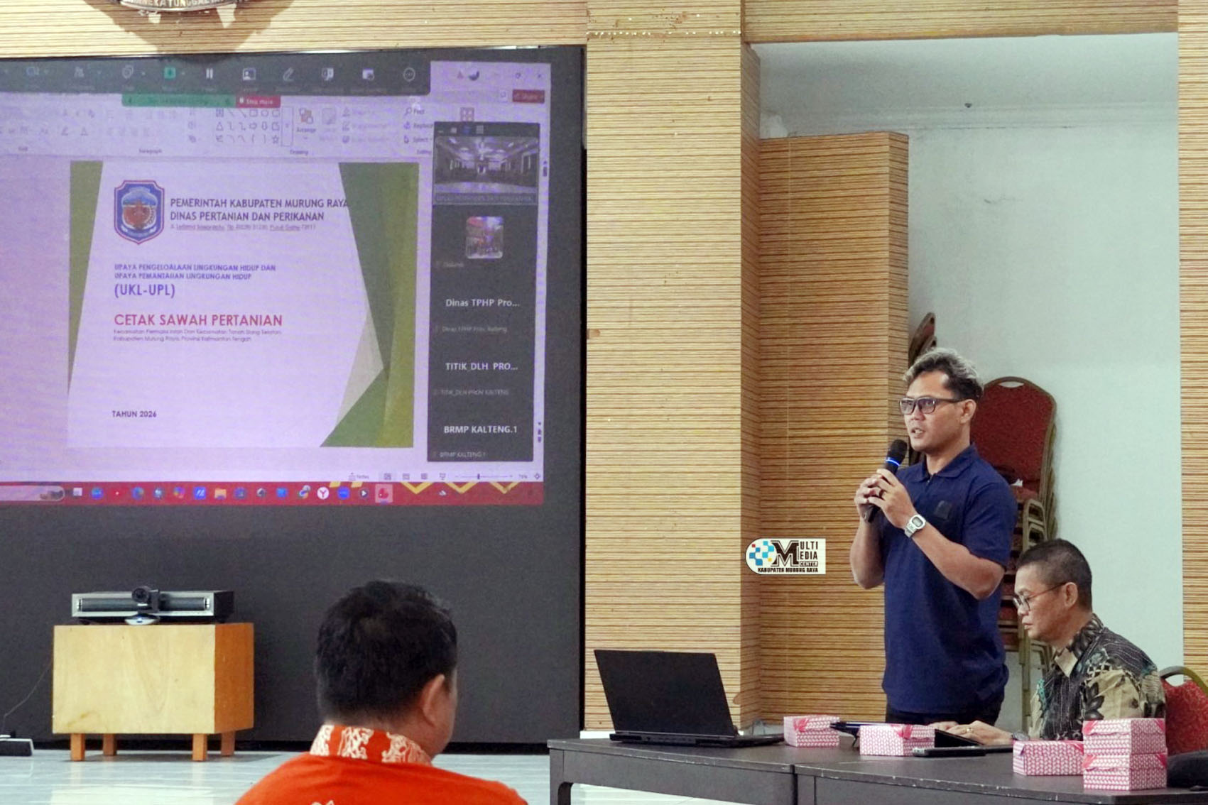 Digelar Secara Hybrid, Pemkab Mura Laksanakan Ekspos UKL-UPL Cetak Sawah dan RPHU