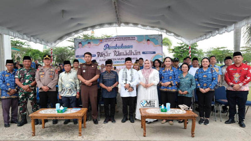 Bupati dan Wakil Bupati Mura Resmi Buka Pasar Ramadan 1447 H