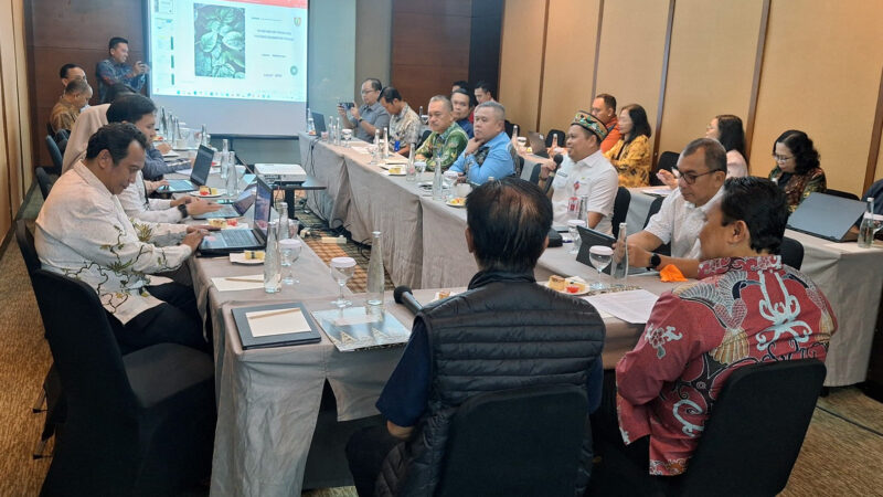 Wagub Edy Pratowo Pimpin Pertemuan Dengan Stakeholders Terkait Bidang Kehutanan di Kalteng