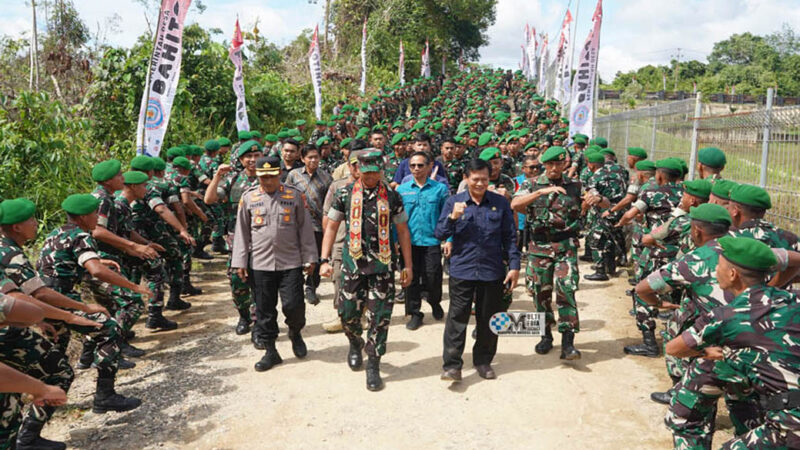 Pj Sekda Mura Terima Kunker Danbrigif TP 86 Mandau