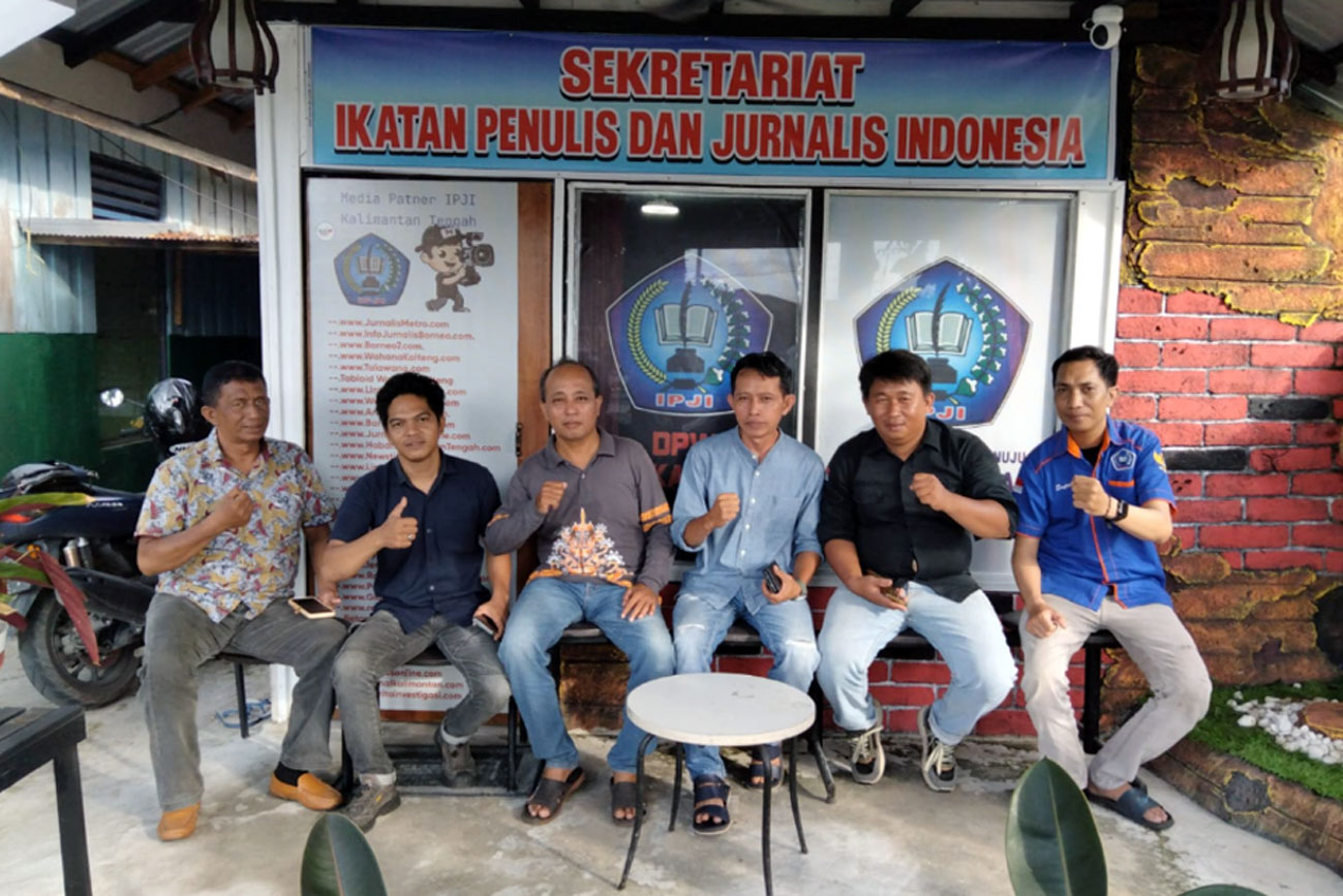 Perkuat Sinergi Organisasi, DPC IPJI Pulang Pisau Kunjungi DPW IPJI Kalteng