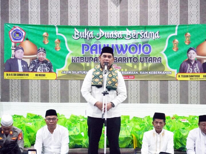 Hadiri Buka Puasa Bersama Pakuwojo, Bupati Barito Utara Tekankan Pentingnya Silaturahmi