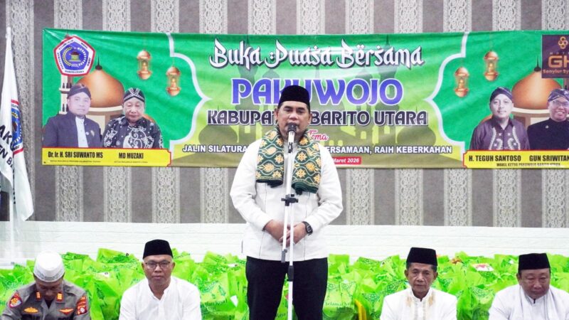 Hadiri Buka Puasa Bersama Pakuwojo, Bupati Barito Utara Tekankan Pentingnya Silaturahmi