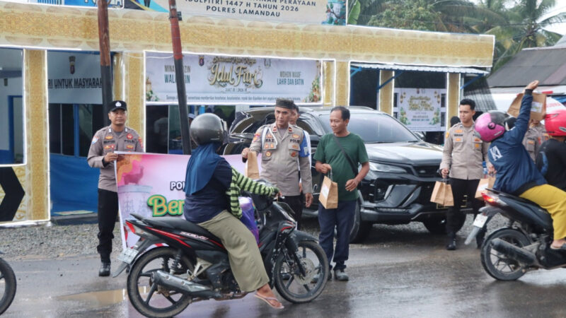 Keluarga Besar Polres Lamandau Berbagi Takjil dan Bukber Bersama Awak Media