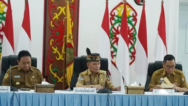 Pemprov Kalteng Gelar Rapat Pimpinan Program Kartu Huma Betang Sejahtera