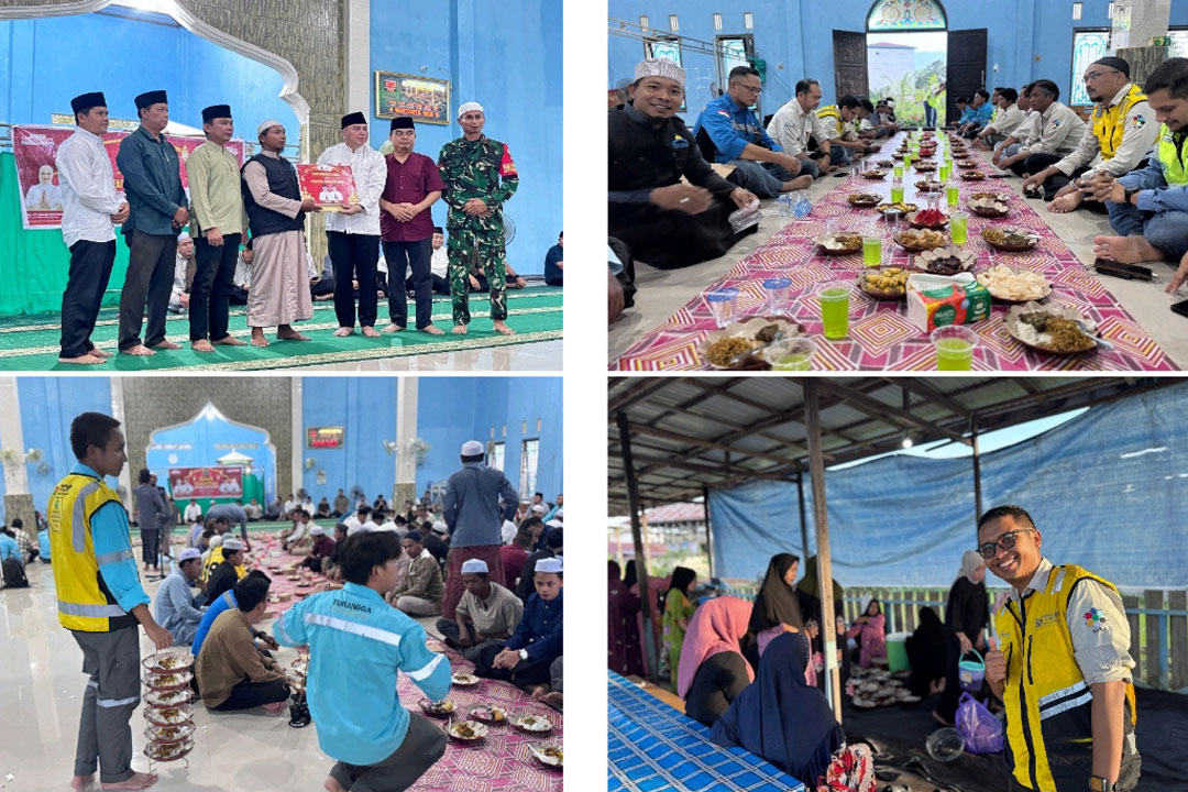 Semangat Ramadan, Kolaborasi PT TOP–ABP dan PAMA Bangun Hubungan Kuat dengan Masyarakat di Buhut Jaya