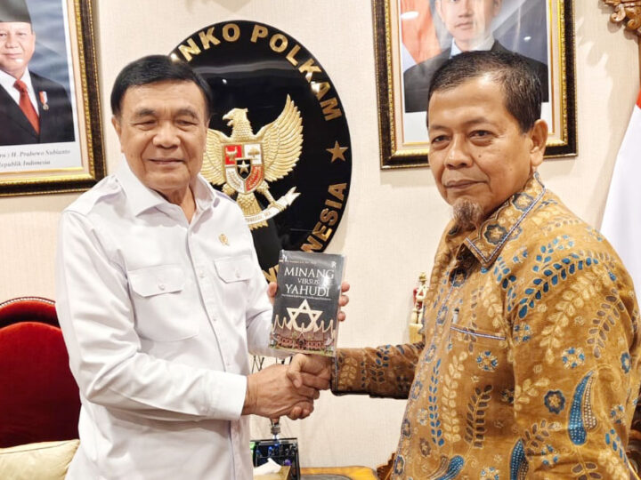 Bahas Berbagai Isu Strategis, Ketua IPJI Sumbar Silaturahmi dengan Menko Polkam