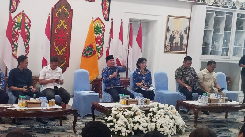Gubernur Kalteng Gelar Pertemuan dengan Insan Pers, Bahas Berbagai Isu Strategis