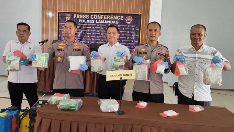 Polres Lamandau Putus Jalur Narkoba Antar Provinsi, Selamatkan 105 Ribu Jiwa dari Bahaya Sabu