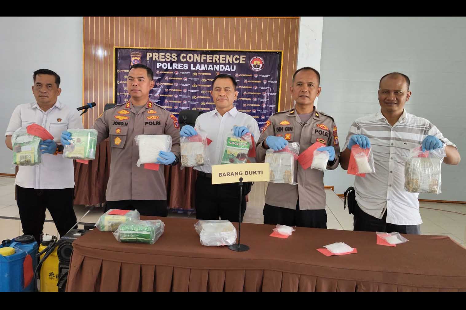 Polres Lamandau Putus Jalur Narkoba Antar Provinsi, Selamatkan 105 Ribu Jiwa dari Bahaya Sabu