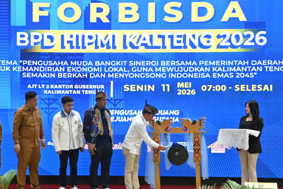 Bupati Lamandau Hadiri FORBISDA BPD HIPMI Kalteng Tahun 2026