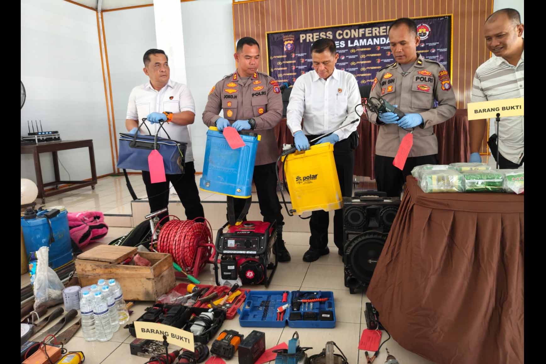 Komplotan Pembobol Pondok Kebun Sawit di Lamandau Dibekuk Polisi