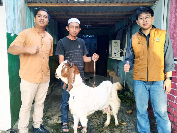 Ketua IPJI Kalteng Apresiasi Bantuan Kambing Kurban dari PT ABB