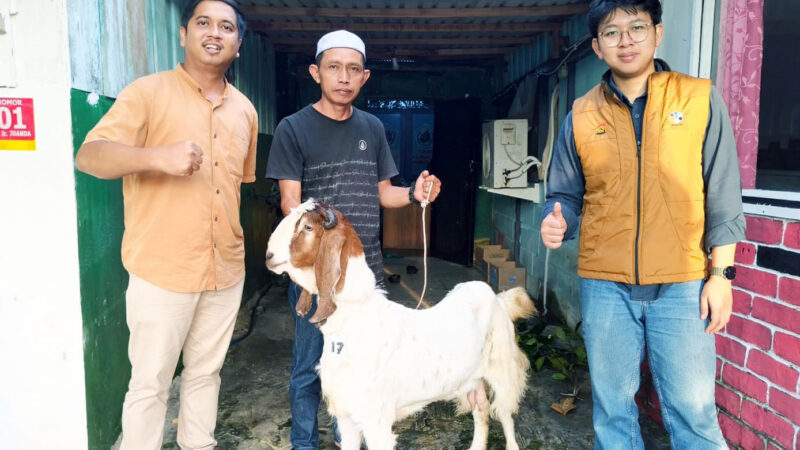 Ketua IPJI Kalteng Apresiasi Bantuan Kambing Kurban dari PT ABB