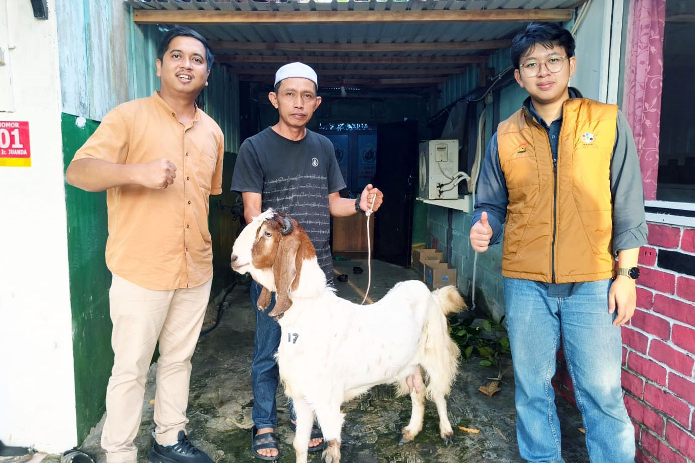 Ketua IPJI Kalteng Apresiasi Bantuan Kambing Kurban dari PT ABB