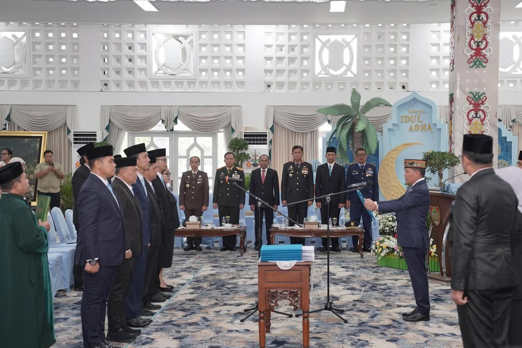 Gubernur Kalteng Lantik Enam Pejabat Pimpinan Tinggi Pratama