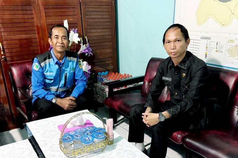 Terima Aspirasi Masyarakat Terkait Gangguan Distribusi Air, Patih Herman AB Temui Direktur PDAM Muara Teweh