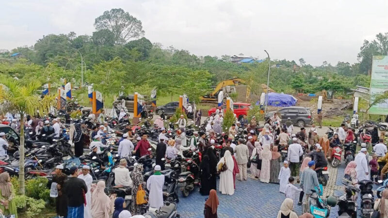 Ribuan Jamaah Padati Masjid H Muhammad Sidik Islamic Center Laksanakan Salat Idul Adha 1447 H