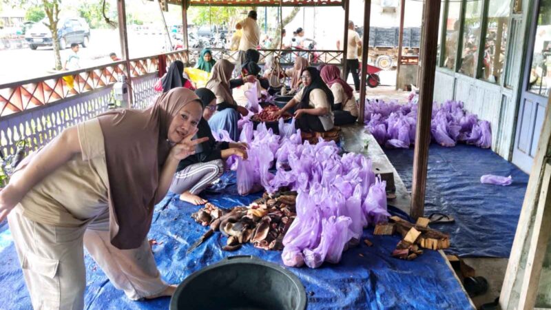 TPA Al Rahmah Sembelih Empat Ekor Hewan Kurban, Hasil Gotong Royong Masyarakat dan Dermawan