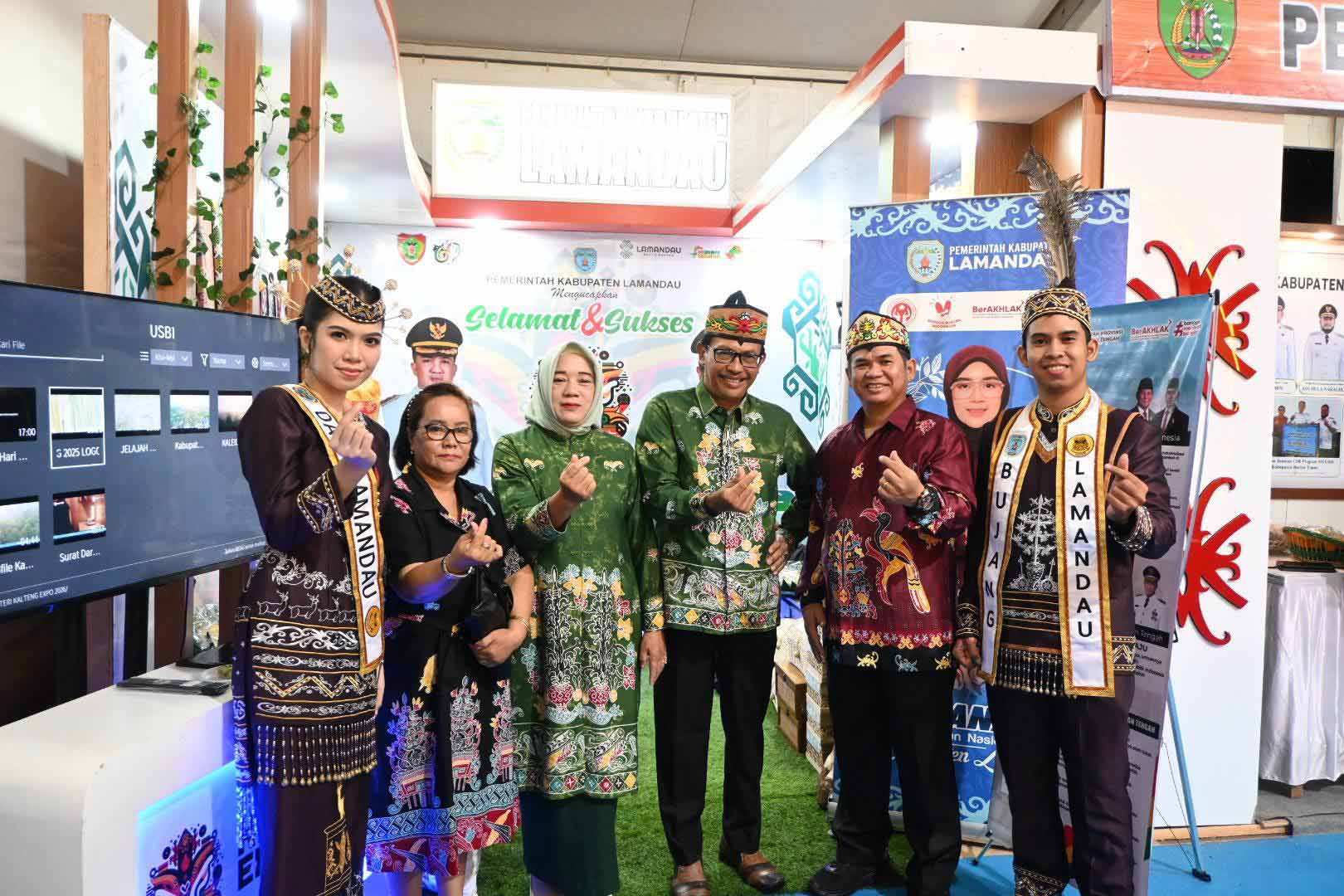 Beragam Produk Unggulan dan Potensi Lokal Ramaikan Stand Lamandau
