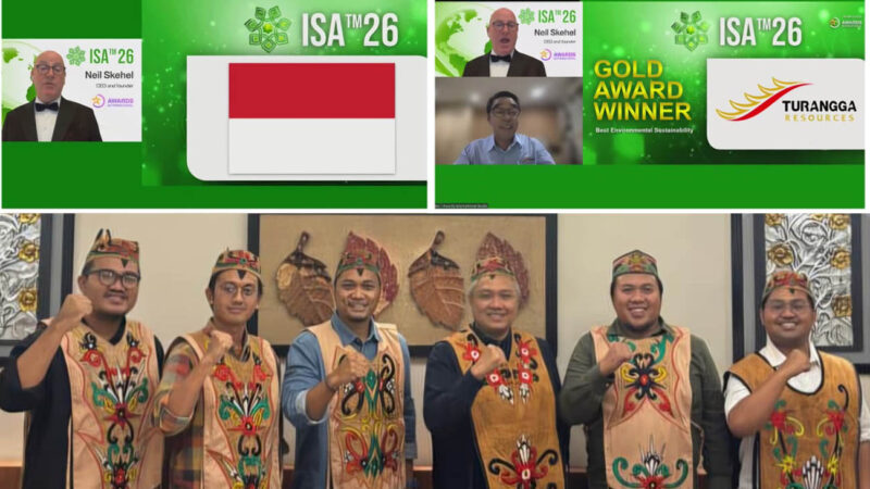Berkat Program Rehabilitasi DAS di Kalteng, Turangga Resources Raih Gold Award ISA 2026