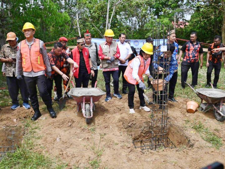 Pemprov Kalteng Apresiasi Pembangunan Posko Terpadu Gerakan Dayak Anti Narkoba di Puntun