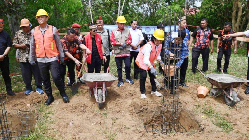 Pemprov Kalteng Apresiasi Pembangunan Posko Terpadu Gerakan Dayak Anti Narkoba di Puntun