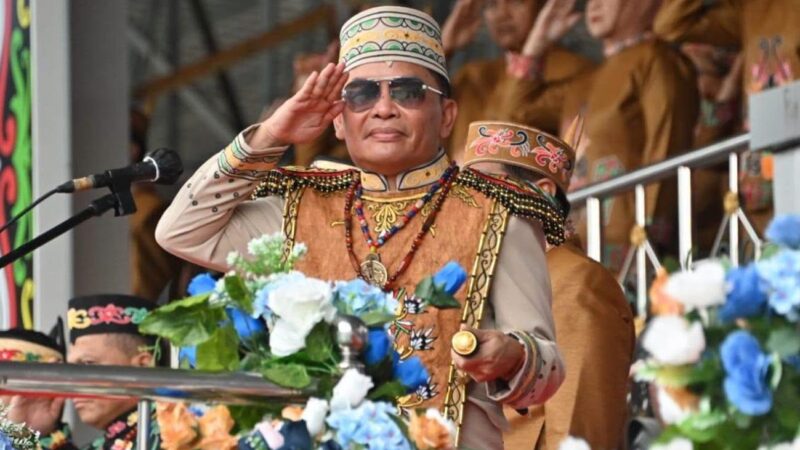 Gubernur Kalteng Pimpin Upacara Peringatan Hari Jadi Barito Utara yang ke-76