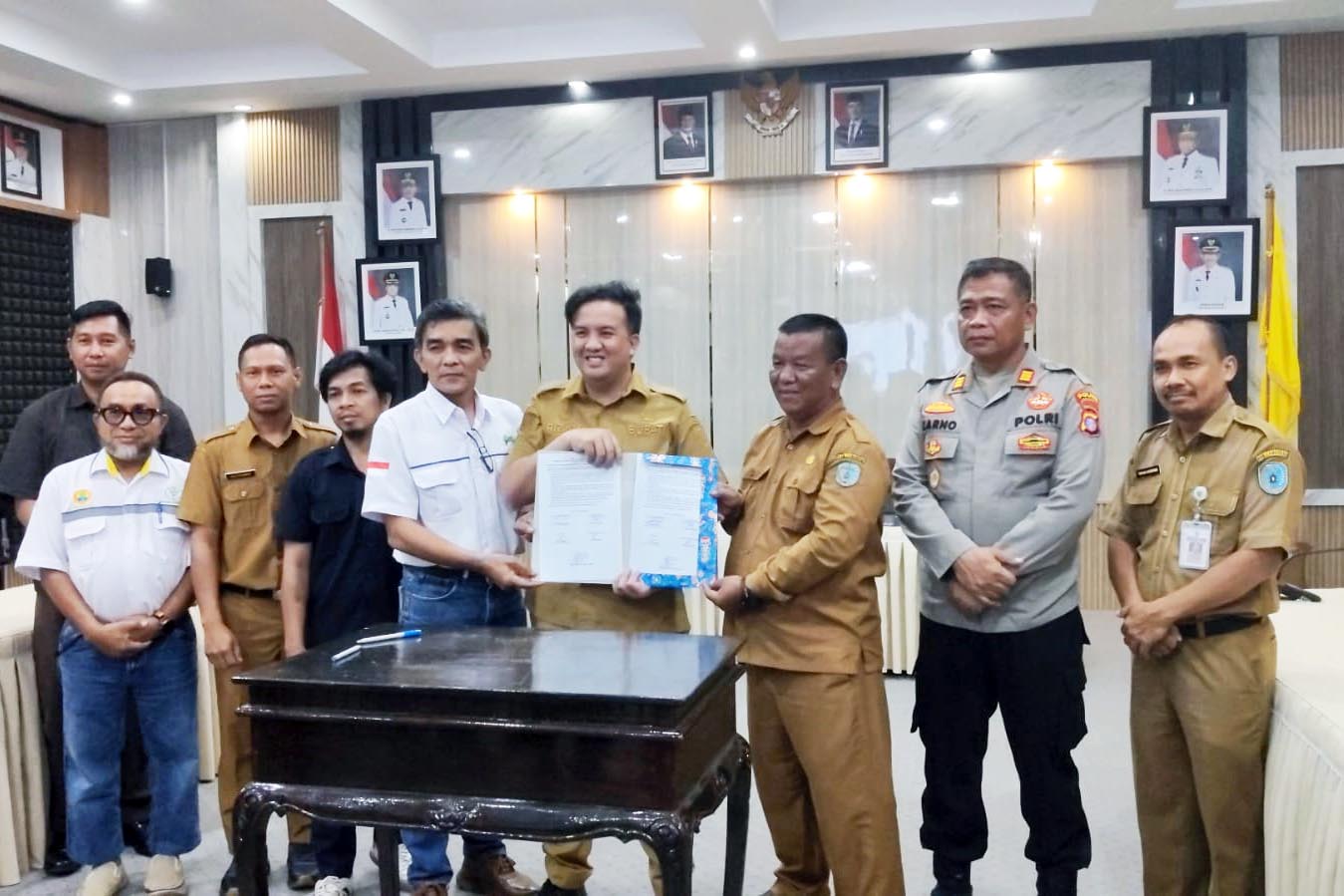 Pemda Lamandau Fasilitasi Kesepakatan Plasma 20 Persen Desa Batu Kotam dan PT MMaL