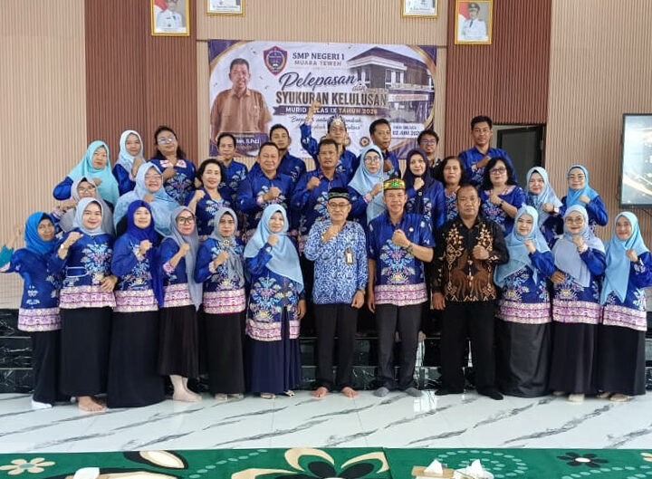 Pelepasan Siswa Kelas IX Tahun Ajaran 2025/2026 SMPN 1 Muara Teweh