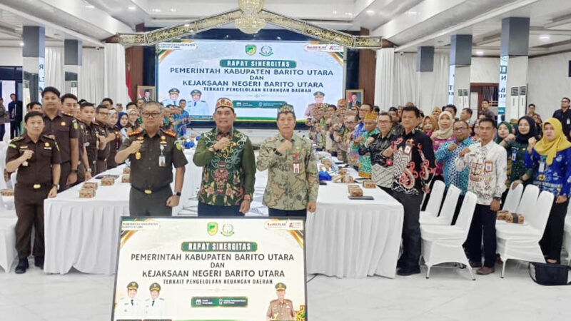 Rapat Sinergitas Pemkab dan Kejari Barut Bahas Pengelolaan Keuangan Daerah
