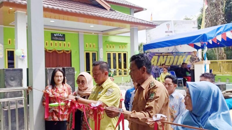 Camat Montalat Buka Acara Peresmian Kantor Desa, Balai Desa dan Kantor BPD Ruji