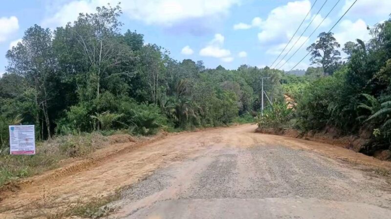 Telan Anggaran Rp6,87 Miliar, Peningkatan Jalan Ginih–Kinipan Mulai Dikerjakan