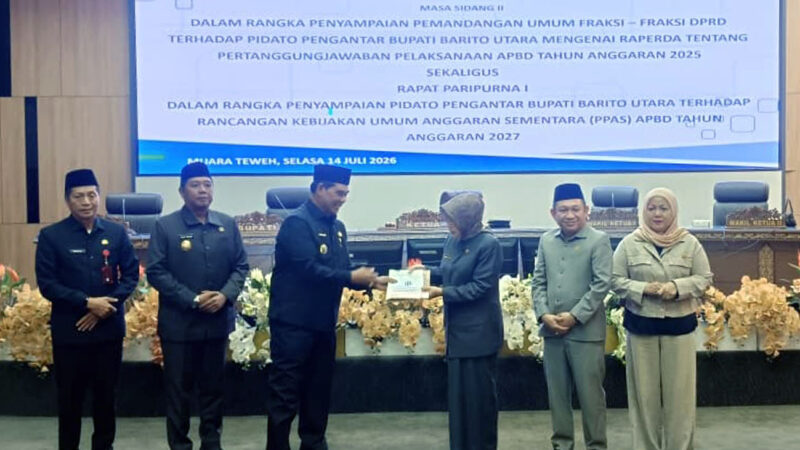 Rapur Penyampaian Pemandangan Umum Fraksi DPRD Terhadap Pidato Pengantar Bupati
